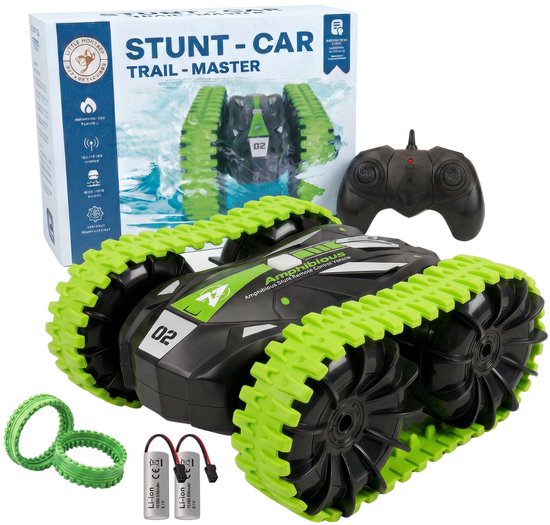 PATEMZON Voiture Telecommandé Enfant, 2.4Ghz 360° Rotation RC Car Offroad avec Lumières Fluides, Voiture Radiocommandée 4x4, RC Drift Car Véhicules de Course Jeux Extérieur Cadeau Anniversaire Noël