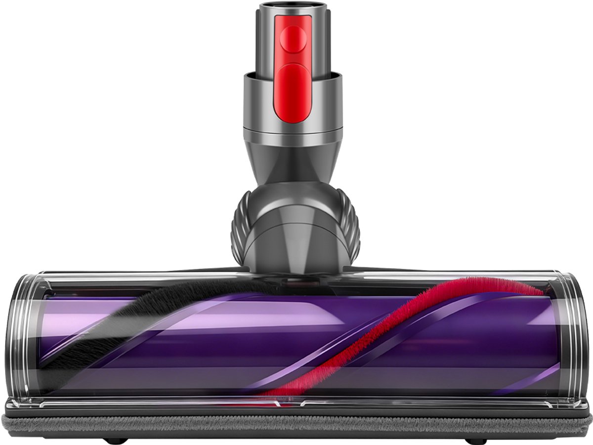ZENC® Aangedreven Zuigmond Geschikt voor Dyson Steelstofzuiger V15, V11, V10, V8 & V7 - Turbo Borstel - Vloerzuigmond - Stofzuigermondstuk - Opzetstuk - Mondstuk - Stofzuigeraccessoires - Grijs — afbeelding 2