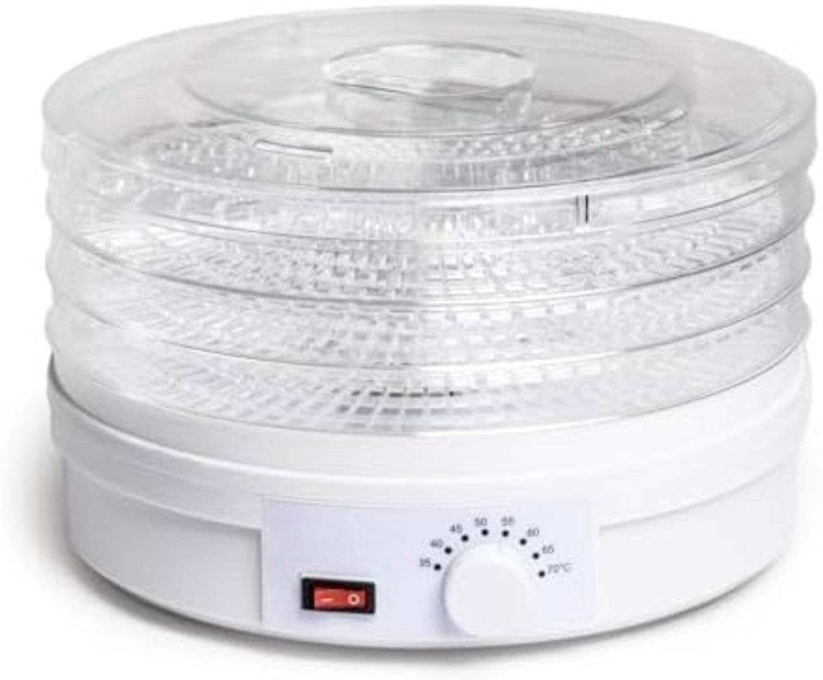 AHD® Voedseldroger - Dehydrator - Droogoven - Voedseldrogers - Wit - 35cm x 33cm x 27cm