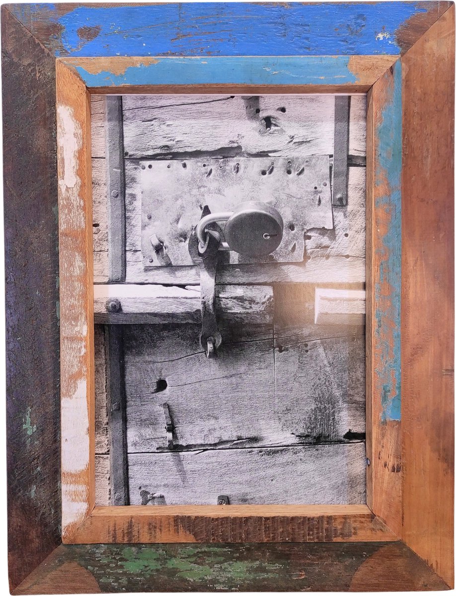 Fotolijst | gerecycled hout | Fotomaat 20x30 | Sloophout