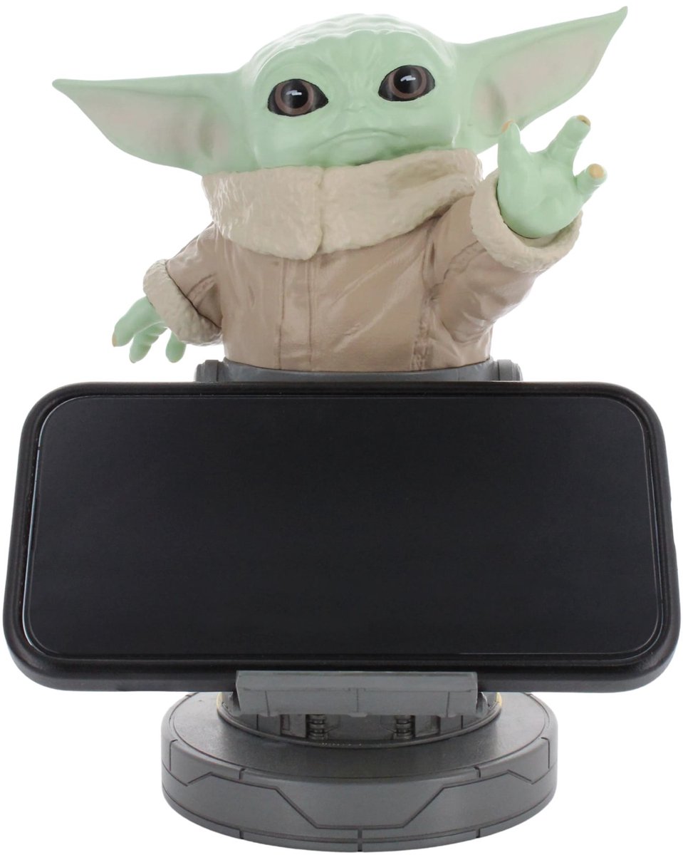 Star Wars - Grogu Mandalorian apprentice - figurine standaard voor telefoon | controller | oplaadcase (Cable Guys R.E.S.T.) — afbeelding 15