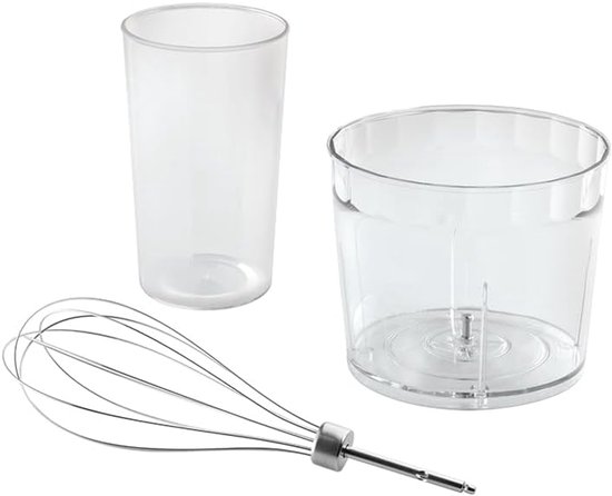 Staafmixer 3-in-1 - Mixer Keukenmachine - Maaltijden Bereiden - 500W Vermogen - 600 ml - Mat Charcoal — afbeelding 4
