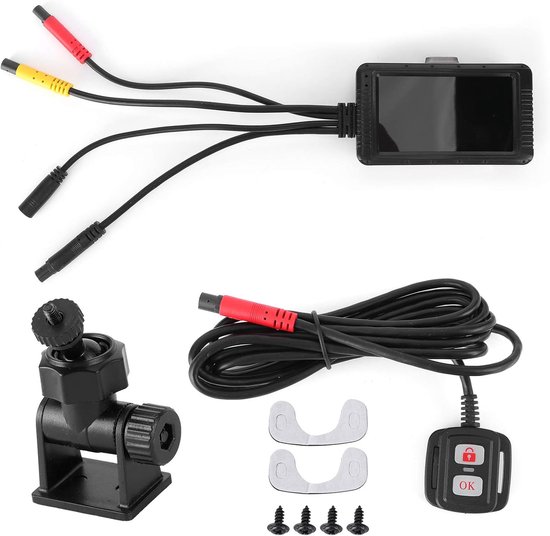 Motorfiets Camera - Motor DVR - Veilig Rijden - Automatische Opname - 12 Inch Scherm - popular — afbeelding 3