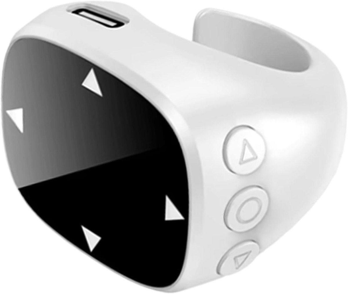 Scrollring Afstandsbediening - Draadloze Controller - Presentaties Sturen - Touchscreen Bediening - 3.9 x 3.6 cm - Wit