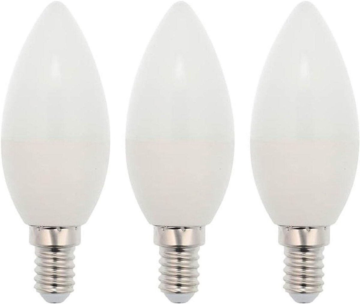 LED Kaarslamp - E14 Lamp - Sfeerverlichting Thuis - Energiezuinig - Ø37mm - Transparant
