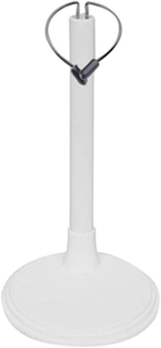 Poppenstandaard - Display houder - Verzamelingen tonen - Verstelbare hoogte - Tot 45 cm - Wit