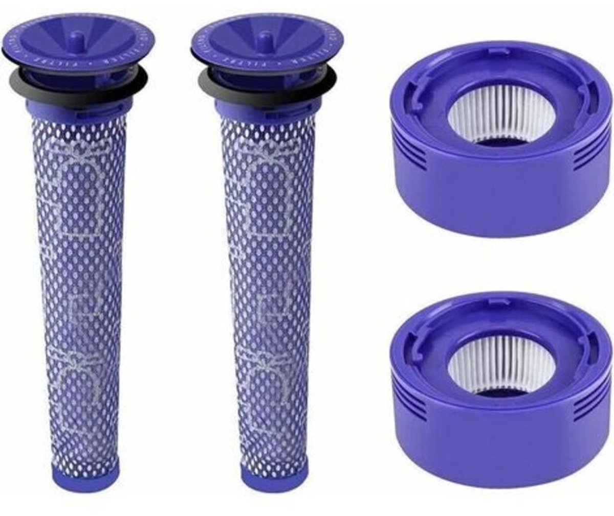 Geschikt voor Dyson V7/V8 4-filterset