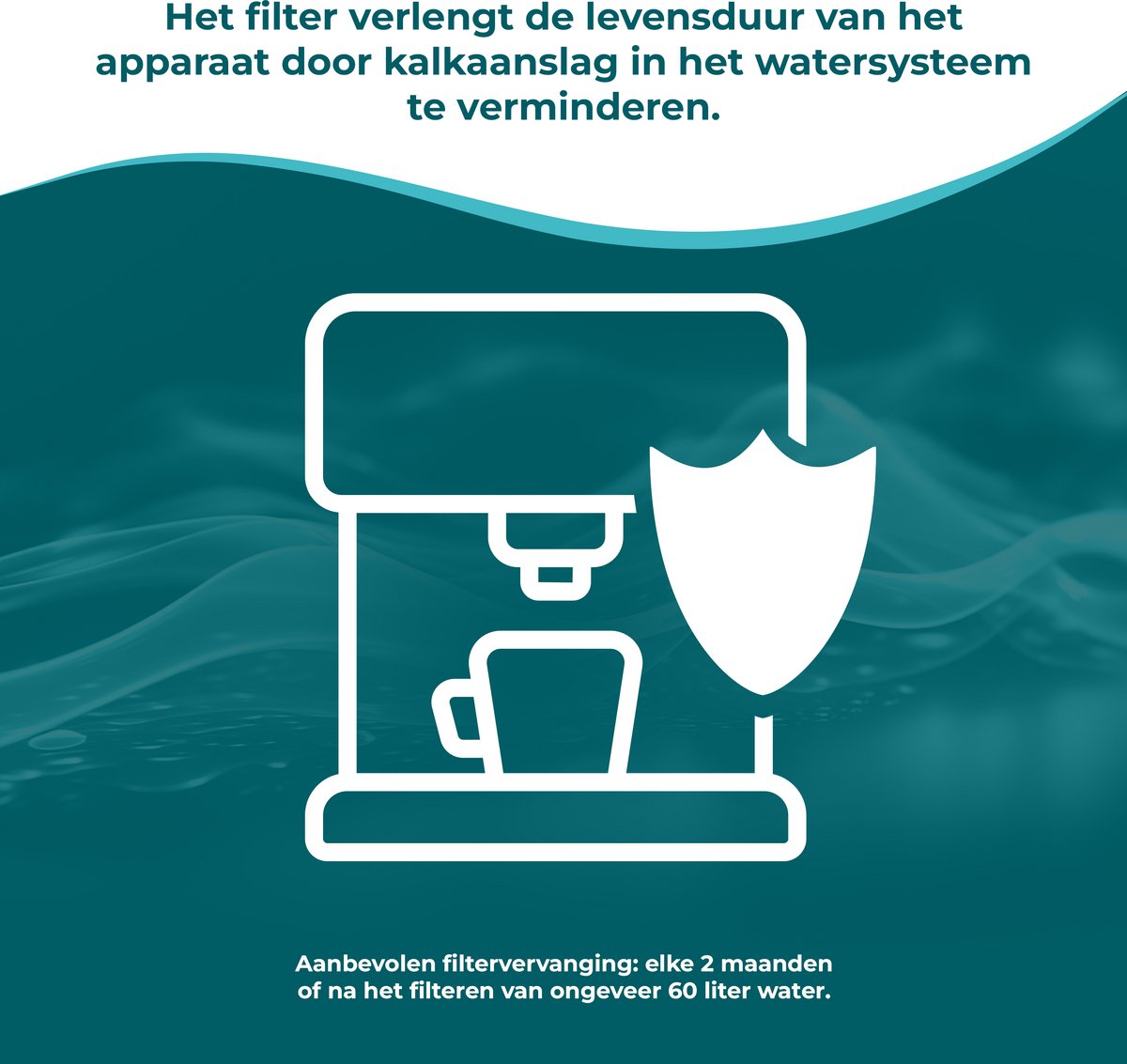 6x Sillar Waterfilters voor Krups Nivona - Koffiemachines - waterfilters voor Espresseria Automatic Intuition Preference - waterfilter F088 NIRF 700 — afbeelding 4