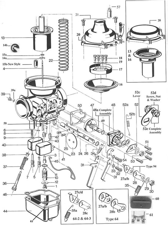 Carburateur Reparatiekit - Motoronderdelen Set - Motoronderhoud - Directe Vervanging - 1 Set - Niet gespecificeerd — afbeelding 5
