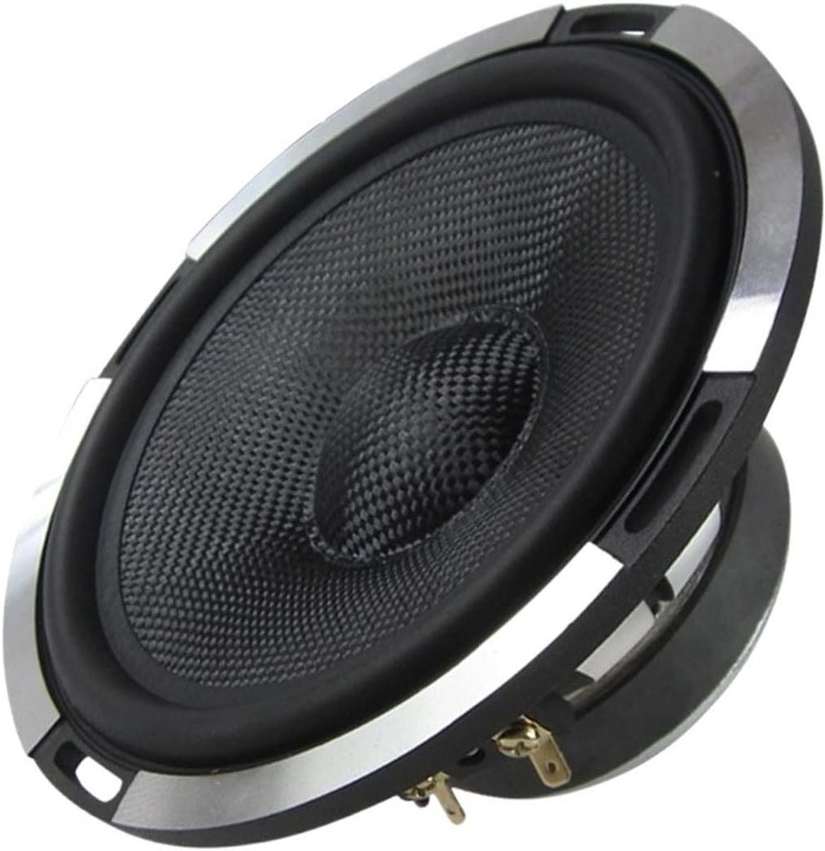 Midrange Bass Speaker - Audio Woofer - Muziek Luisteren - Aluminium Koolstofvezel - 6.5 Inch - Zwart