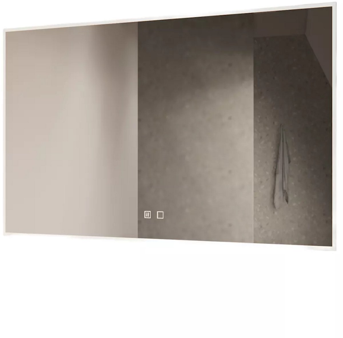 Badkamer spiegel GD Style 140cm met anticondens functie en indirecte/dimbare LED verlichting