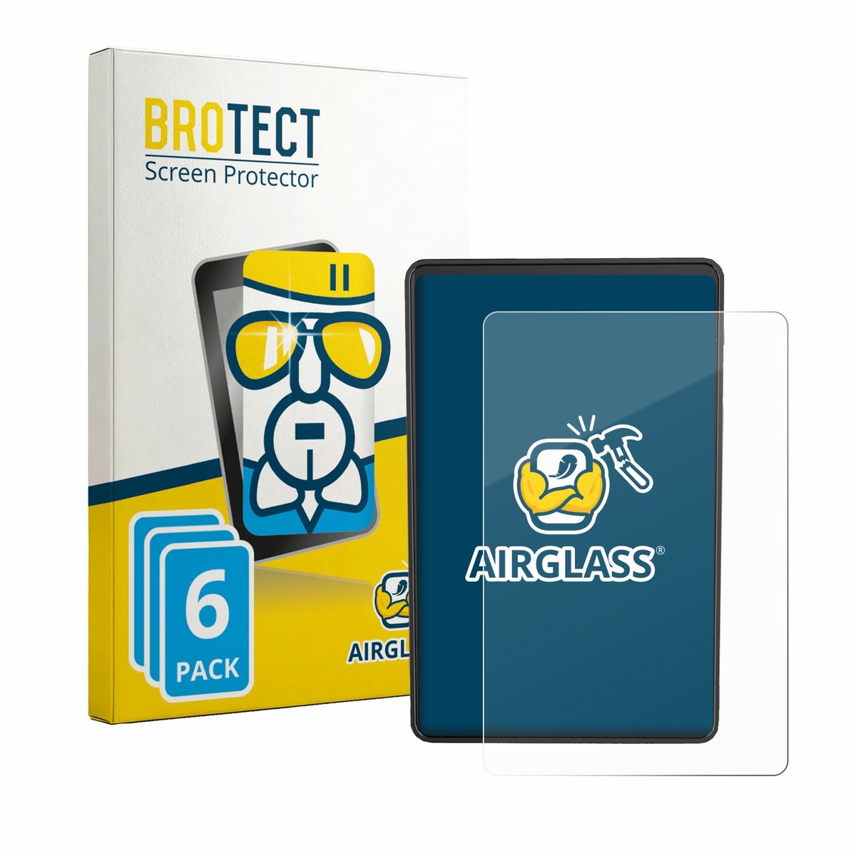 Screenprotector 6 Stuks voor Bafang VD04 Beschermglas transparant