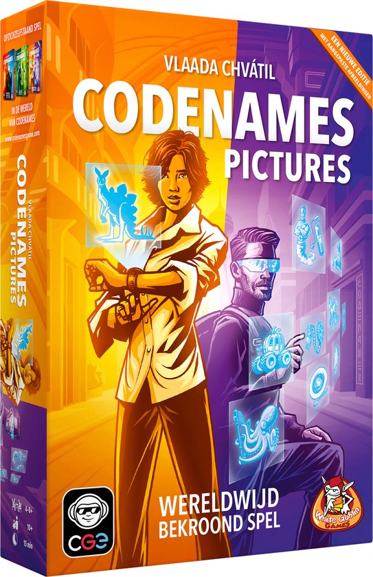 White Goblin Games - Codenames Pictures - Partyspel - 2 tot 8 spelers - In de wereld van het bekroonde Codenames - 15 minuten - Vanaf 10 jaar
