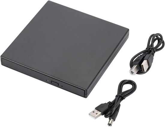 Externe DVD Brander - CD Schrijver - Bestanden Archiveren - Brede Compatibiliteit - USB 2.0 - Zwart — afbeelding 5