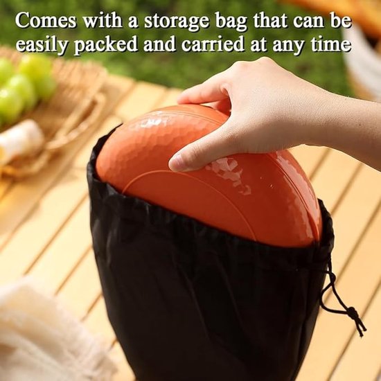 6-delige Camping Mess Kit met Kom, Bord, Beker en Bestek — afbeelding 5