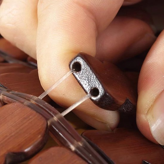 Bamboe Bedmat - Zomerslaapkussen Mahjong - Koel Slapen - Handgeweven Natuurlijk - Opvouwbaar - Natuurlijk — afbeelding 5