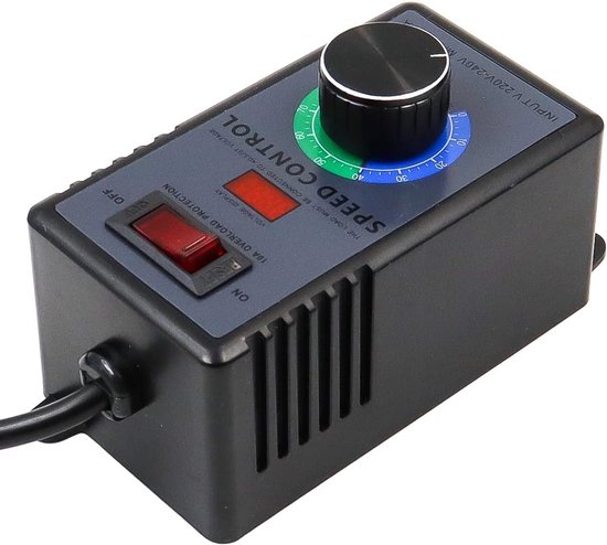 Spanningsregelaar 230 V - Universele Toeren- en Lichtregelaar voor Elektrisch Gereedschap en Verlichting van Merkloos — afbeelding 3