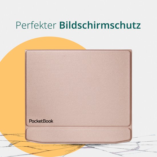 PocketBook Era Lite e-reader Stone Green – 7 inch – 16 GB – spatwaterdicht + Stone Green met Beige Flip Cover – voordeelbundel — afbeelding 3