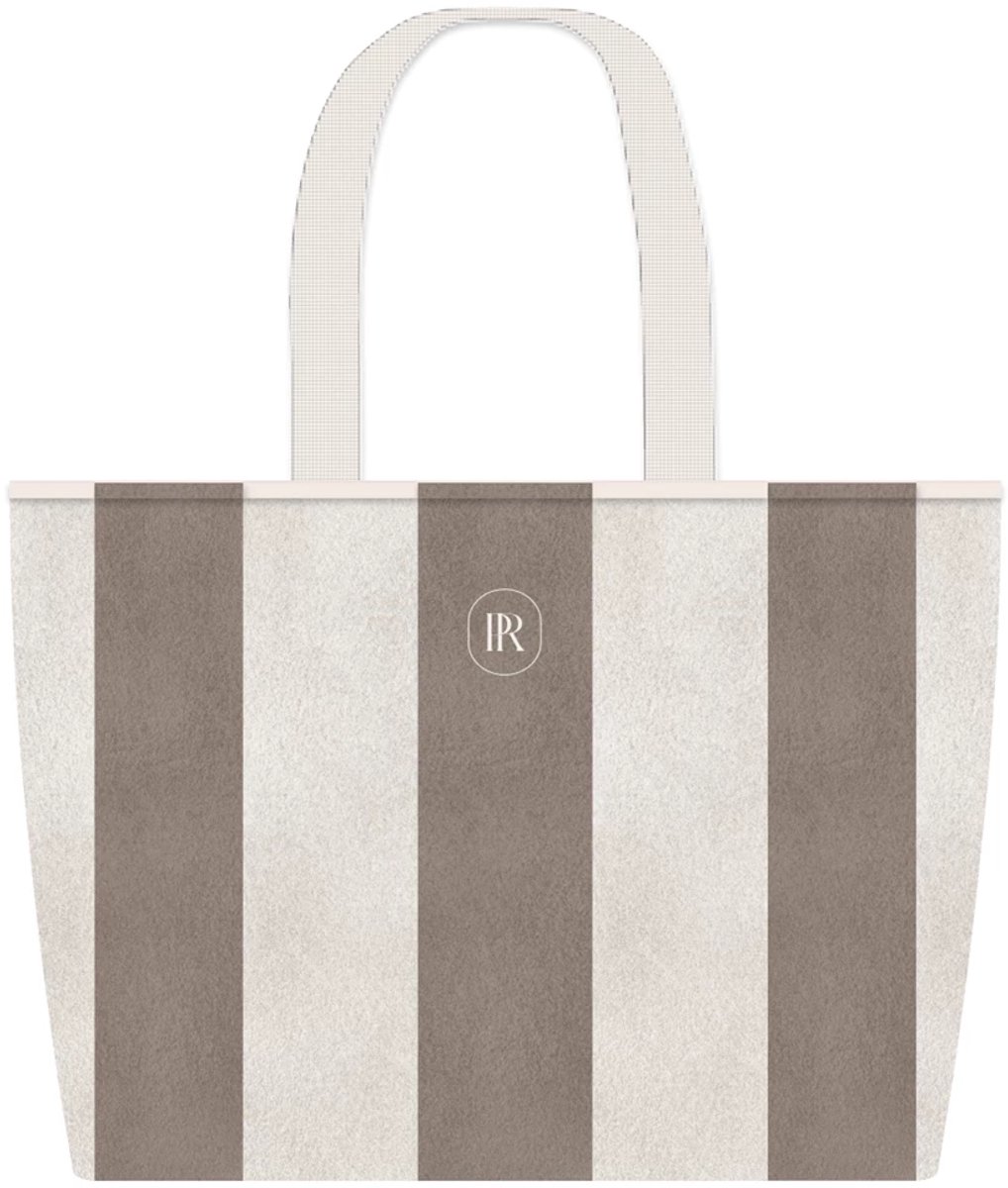 Place Réservée Classic beach bag 45x35cm sand