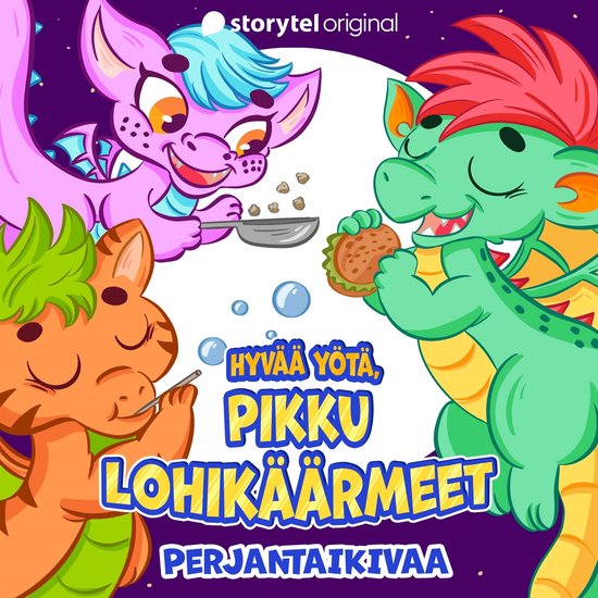 Hyvää yötä, pikku lohikäärmeet: Perjantaikivaa - cover