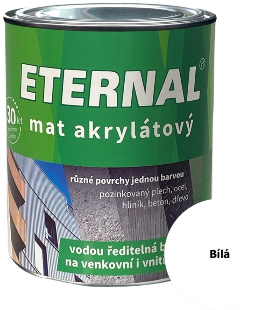 Eternal MAT Acryl 0,7 kg, 01 Wit