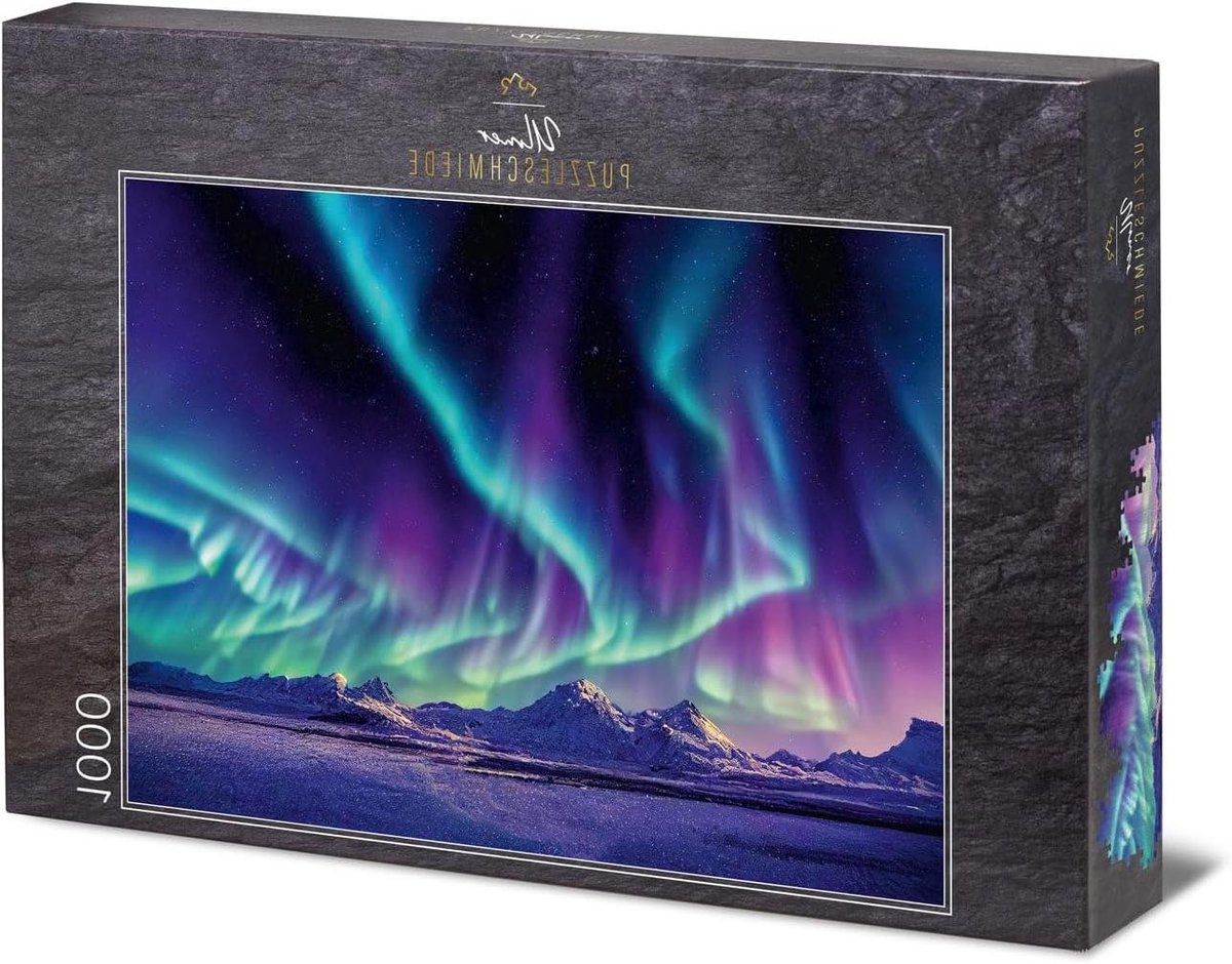 Puzzel 1000 stukjes - Natuurlandschap Legpuzzel - Ontspanning Thuis - Premium Kartonkwaliteit - 68 x 48 cm - Nachtblauw