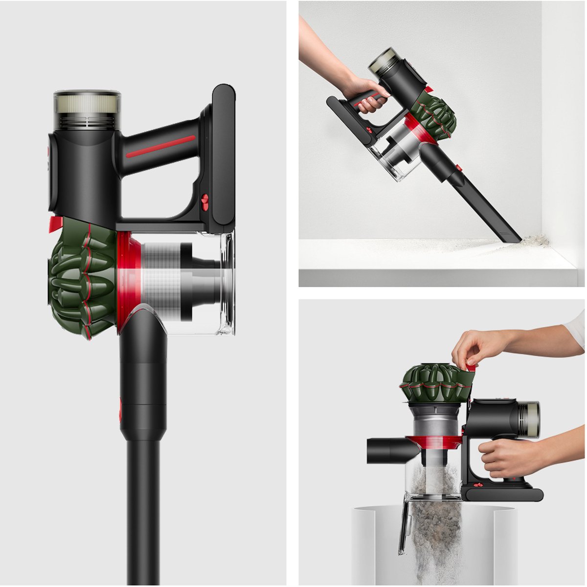 Dyson V8 Cyclone - Steelstofzuiger - Zwart/Groen - 150 Air Watts — afbeelding 6