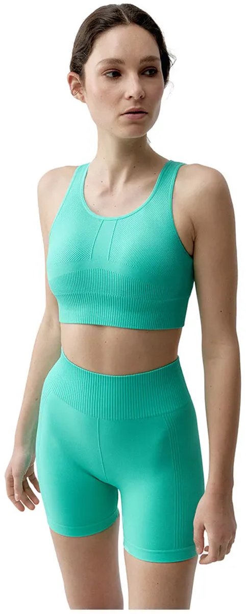 Born Living Yoga Lindy Seamless Sport-top Groen S Vrouw