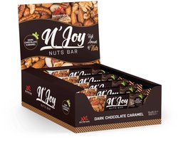 DA XXL Nutrition - N'Joy Nuts Bar - Proteďne Eiwitreep - Dark Chocolate Caramel - 15 Pack