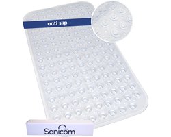 Douchemat Transparant - Badmat Antislip - Antislipmat Douche - Antislipmat Bad - ​​Schimmelbestendig - Met Zuignappen - Wasbaar
