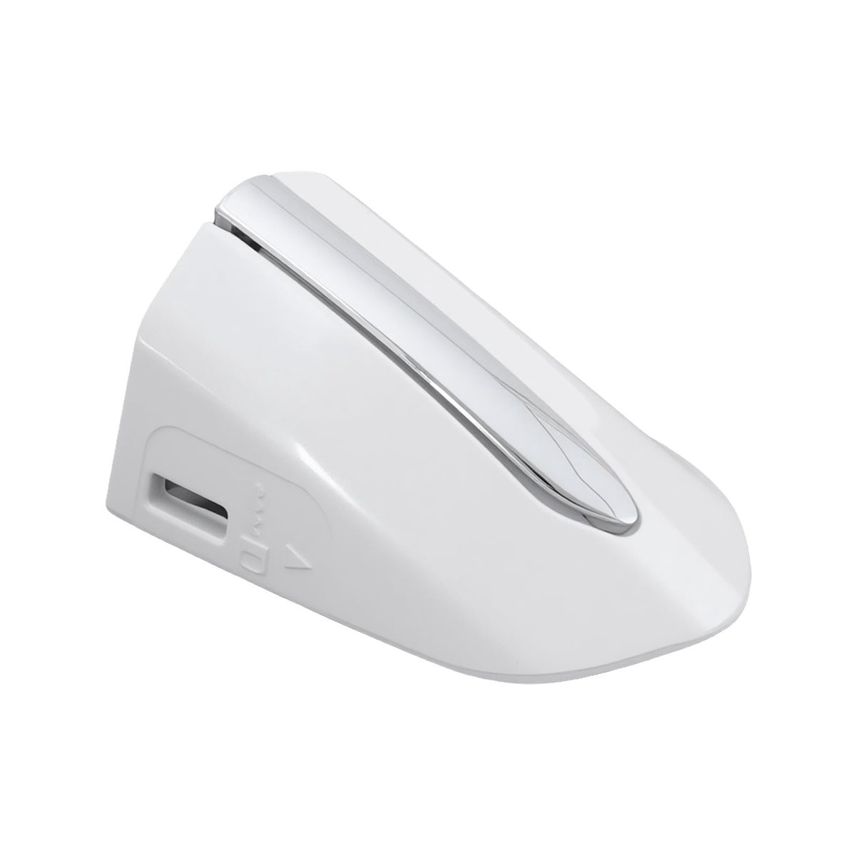 Solidchoice - Dailygoody - Deurgreep Bezel Cover - Parelwit & Chroom - Sleutel Bezel Cover Cap - Compatibel met Ford Fusion - Voorkant Links