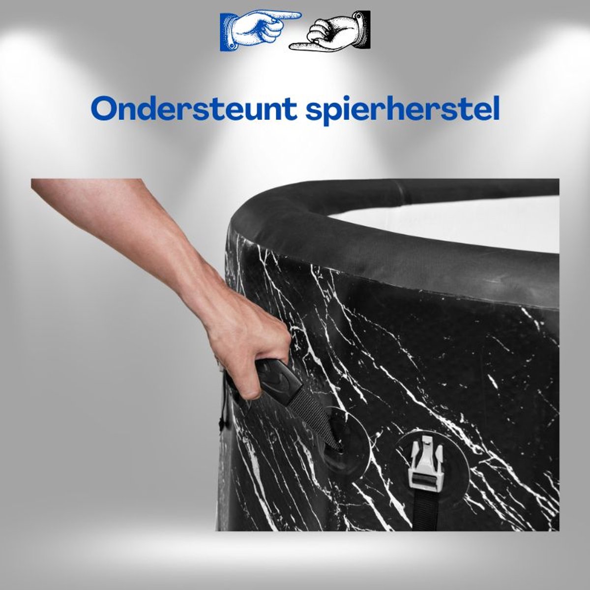 F.H. LEAN Lay-Z-Spa Glacial Dip IJsbad 6002Q Opblaasbaar Koudwaterbad - afbeelding 2
