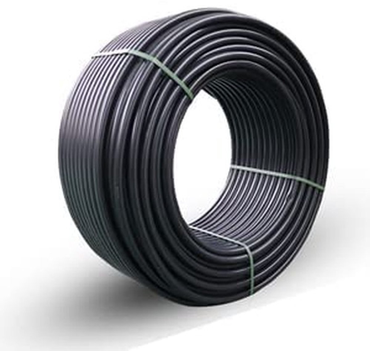 Solidchoice - Dailygoody - PVC Plastic Water Irrigatieslang - Flexibel en Duurzaam - 50 Meter - Ideaal voor Tuin en Landbouw - Zwart - Geschikt voor Druppelirrigati.