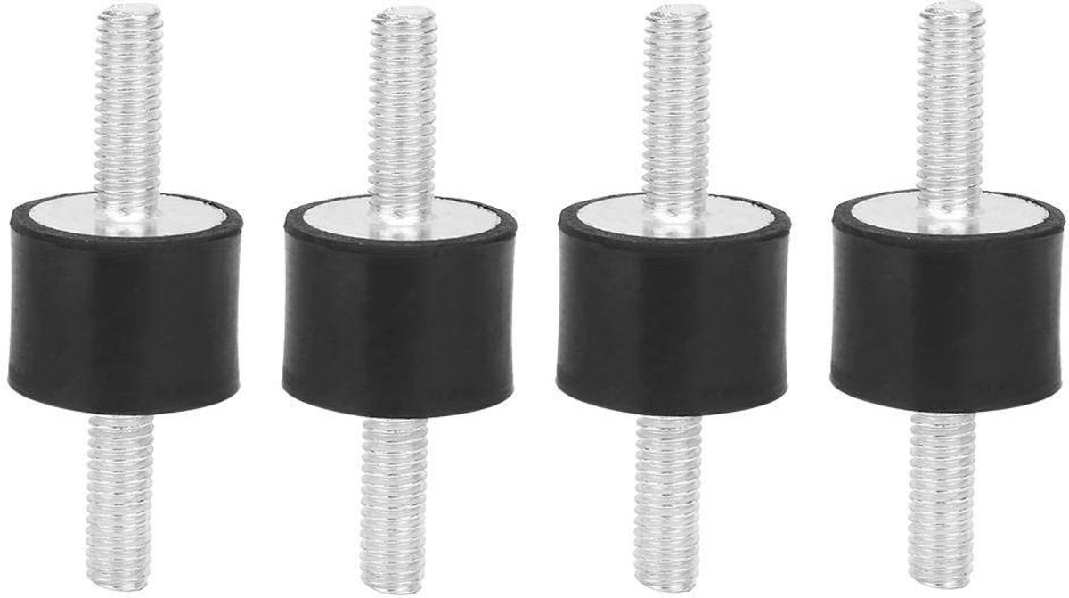 ONF3 - Rubberen Silentblock Absorbers - Schokdemper voor Luchtcompressor - 20x15mm - Geluidsisolatie - Verminder Trillingen - Geschikt voor Dies...