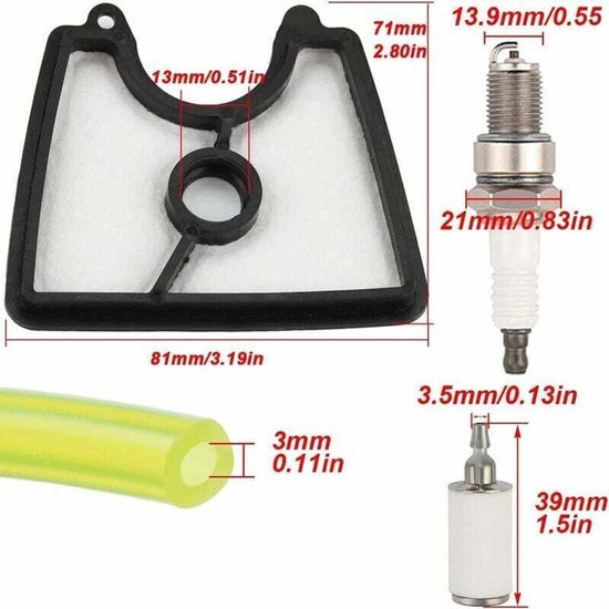 Carburateur geschikt voor de Husqvarna 125B, 125BX, 125BV en 125BVX handföhns, model 545112101. Ook geschikt geschikt voor de modellen 581798001, 590460102 en 545081811. — afbeelding 2