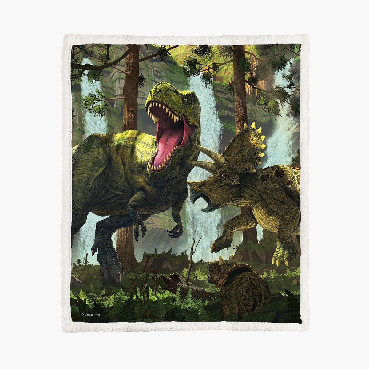 Dinosaurus Fleece Deken 130*150cm Protect Dino