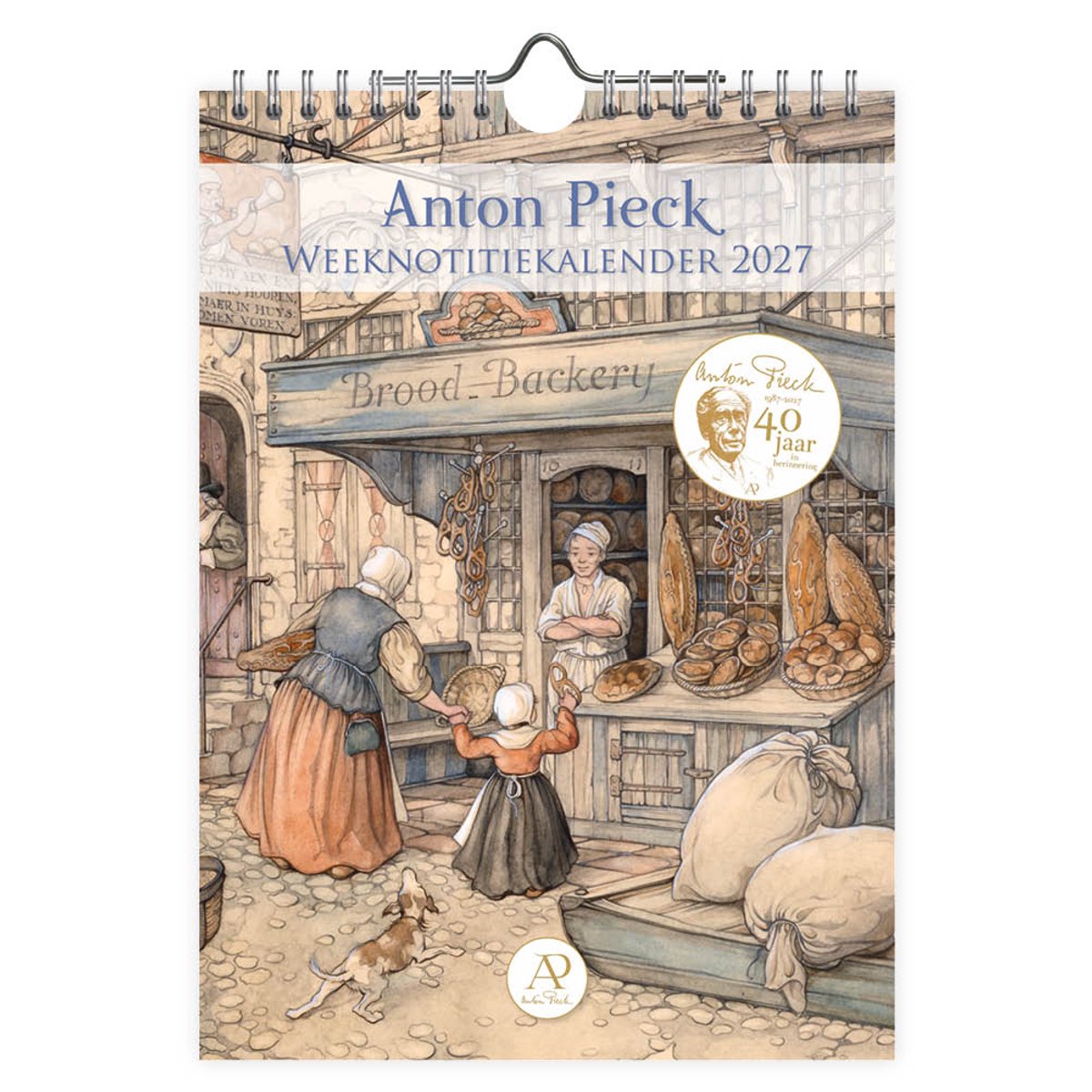 Anton Pieck Weeknotitiekalender 2027 Brood Backery