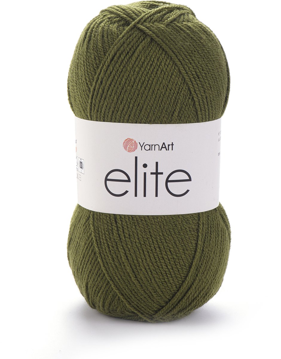 YarnArt Elite Garen – Premium Acryl Breigaren & Haakgaren voor Dekens, Truien en Accessoires - 100g / 300m - Kleur 39