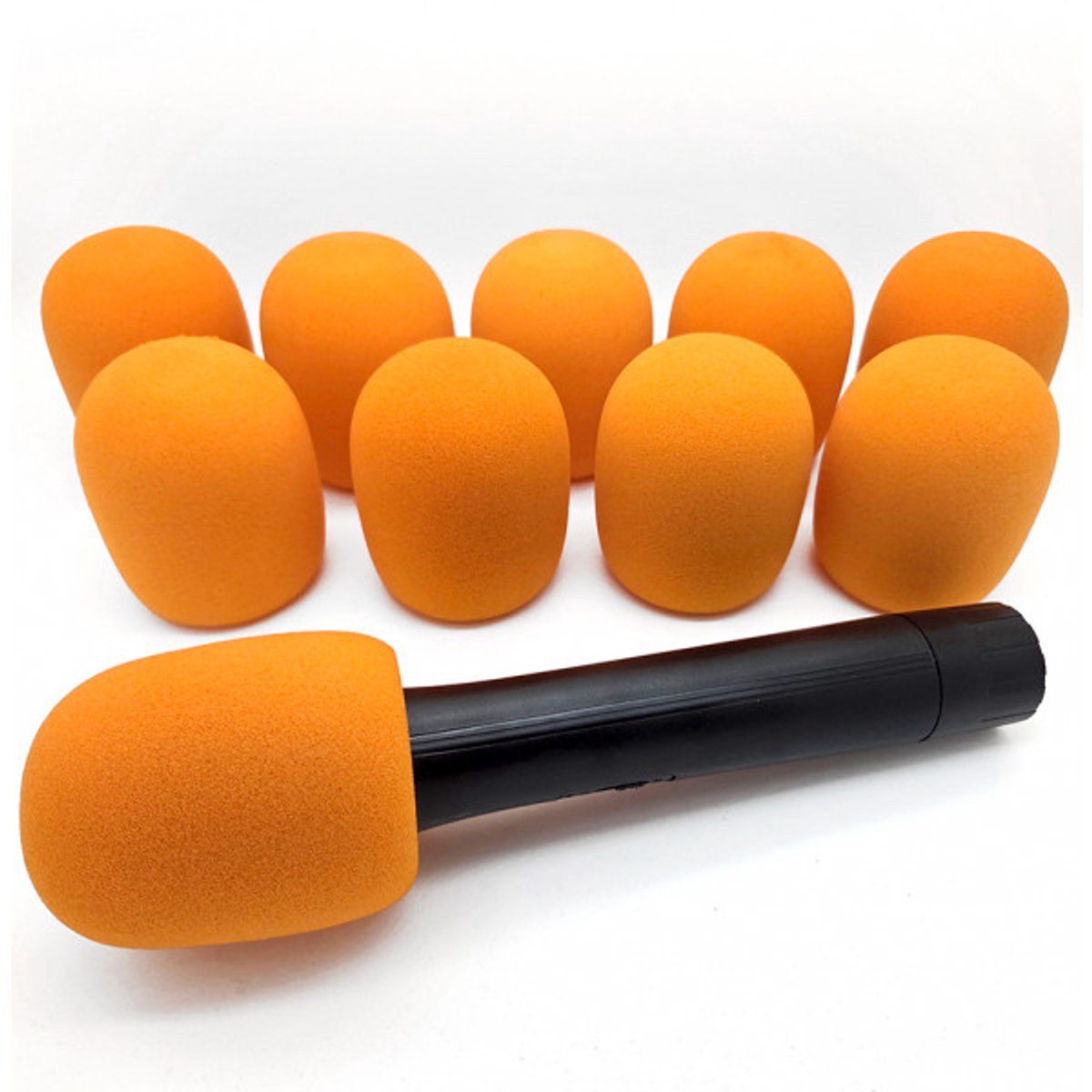 Foam Budget Plopkap Voor Handheld Microfoon - Oranje