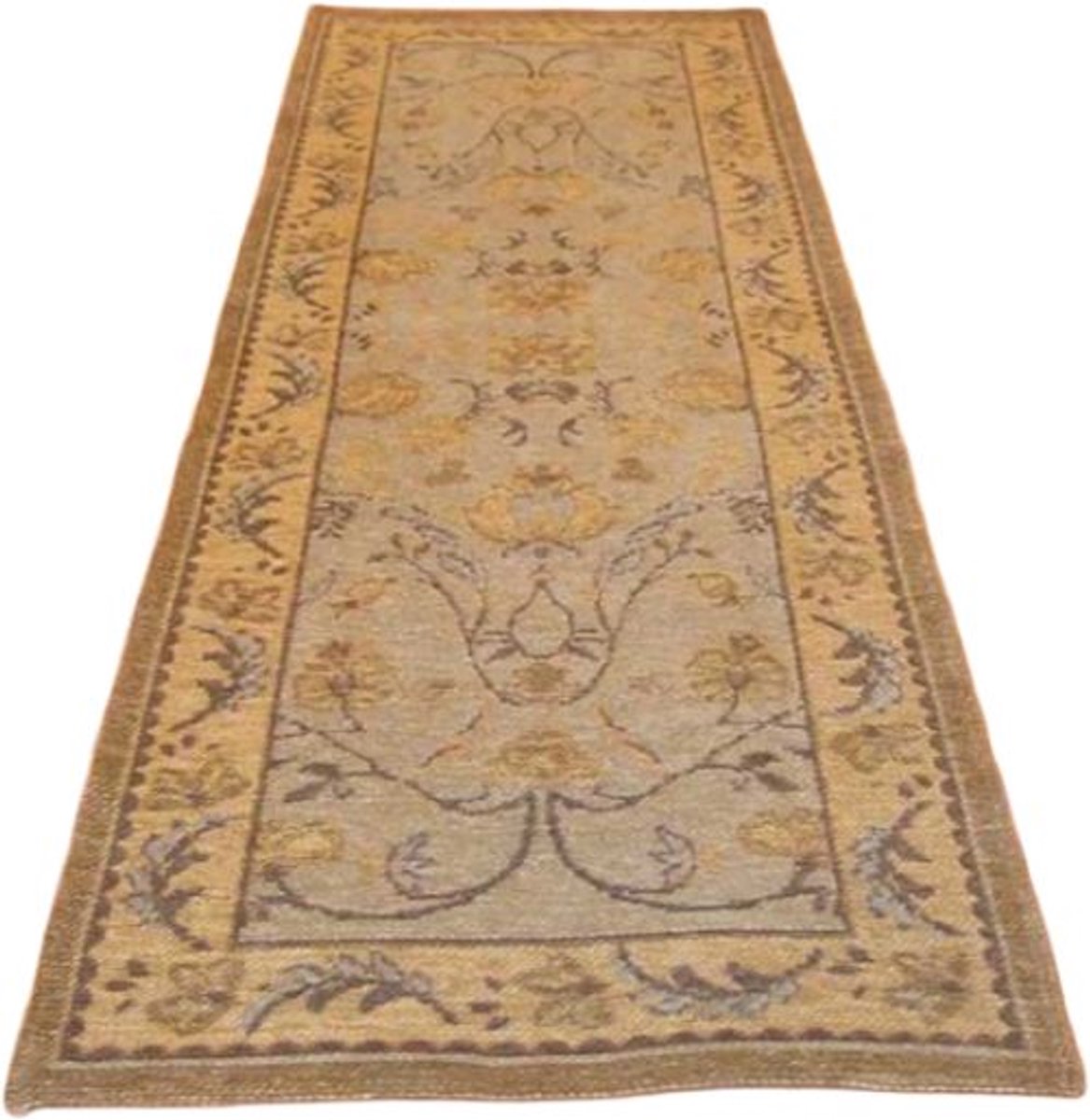 Tafelloper Lotus 9902 - ca. 45 x 135 cm - lotusbloem - bloemen klassiek barok