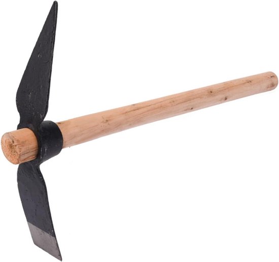 Allecto - Tuinhak Pick Axe - Multifunctioneel Handgereedschap - Stabiel en Lichtgewicht - Voor Tuinieren - Ideaal voor Graven en Wieden van Merkloos	 — afbeelding 4