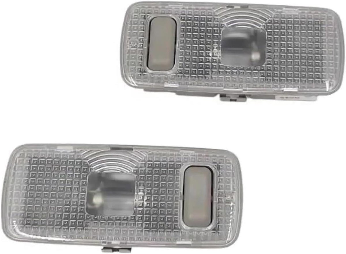 Interieur Dome Lamp - Leeslamp Auto - Auto Verlichten - Met Schakelaar - 1 Paar - Wit