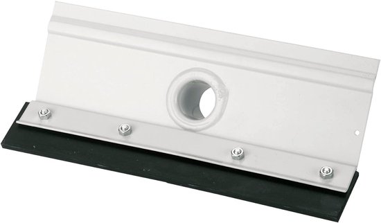 Mestschuiver met Rubber - Stalschuiver Tegelschraper - Stal Reinigen - Ammoniakbestendig Rubber - 40 cm - Zwart — afbeelding 3