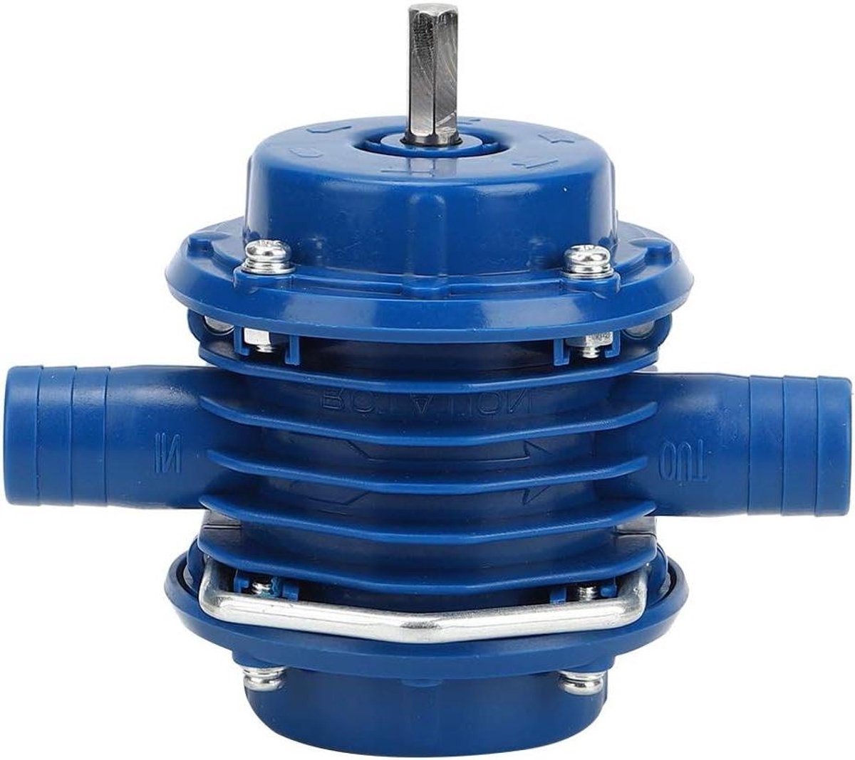 Boormachine Pomp Adapter - Wateroverdrachtset - Efficiënt Water Verplaatsen - Roestvrij Staal - 320W Vermogen - Zwart