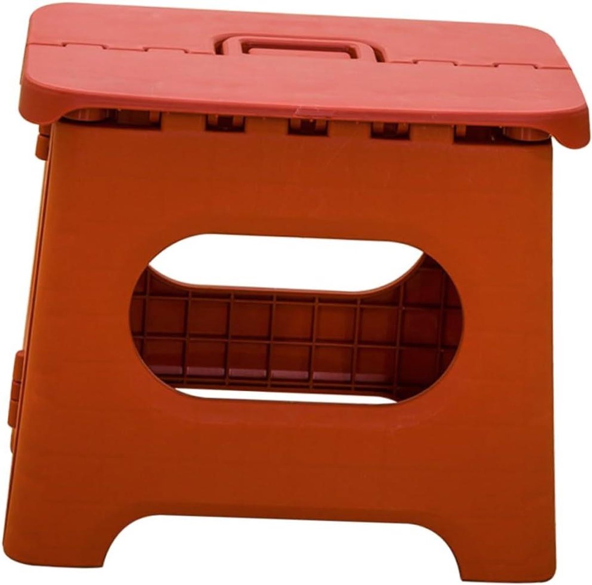 Opvouwbare Kruk - Kleine Bank - Ruimte Besparen - Veilig Ontwerp - 26x22cm - Rood