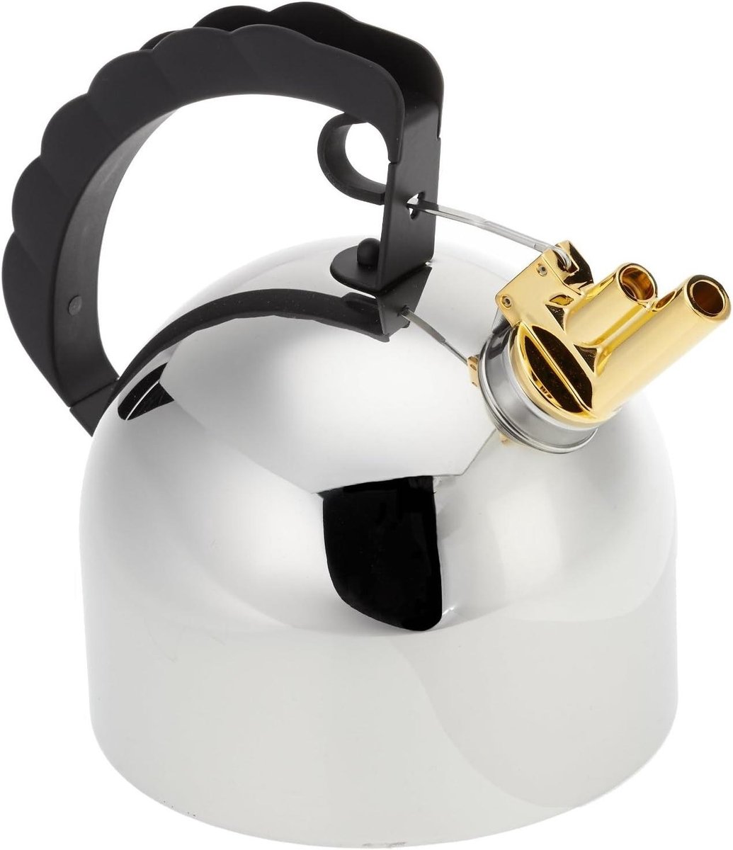 Waterketel RVS - Kookpan - Water Koken - Melodisch fluitje - 2 Liter - Zilver