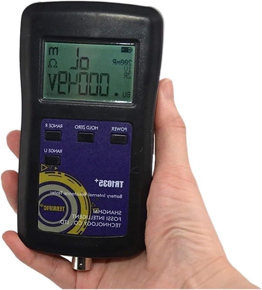 Aardingsmeter Batterij Tester - Interne Weerstandsmeter - Batterijen Controleren - Vierlijns Ontwerp - 0.5 Meter Testlijn - One Color