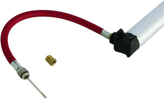Pomp slang - Fietsaccessoire - Banden Oppompen - Universele Klep - 20 cm - Rood — afbeelding 3