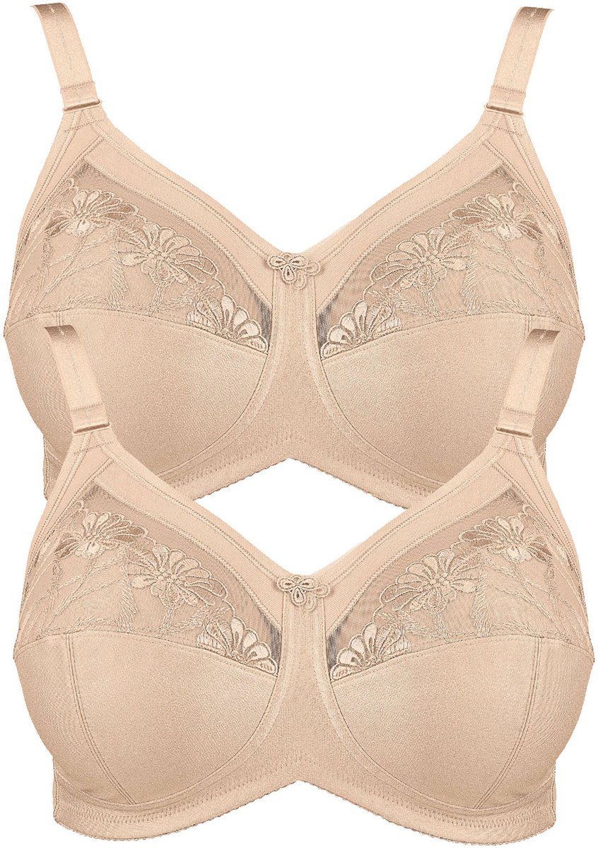 2-pack comfort-BH zonder beugel Safina