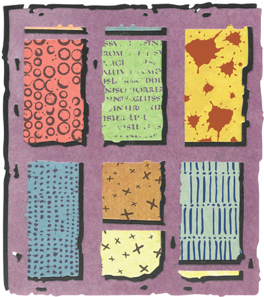 Sizzix Framelits die + stamps Viewfinder